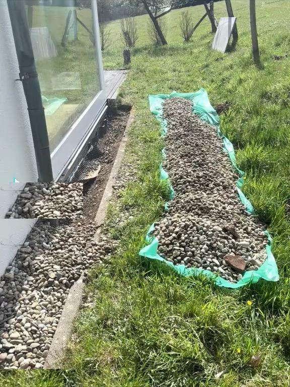Garten mit Drainage