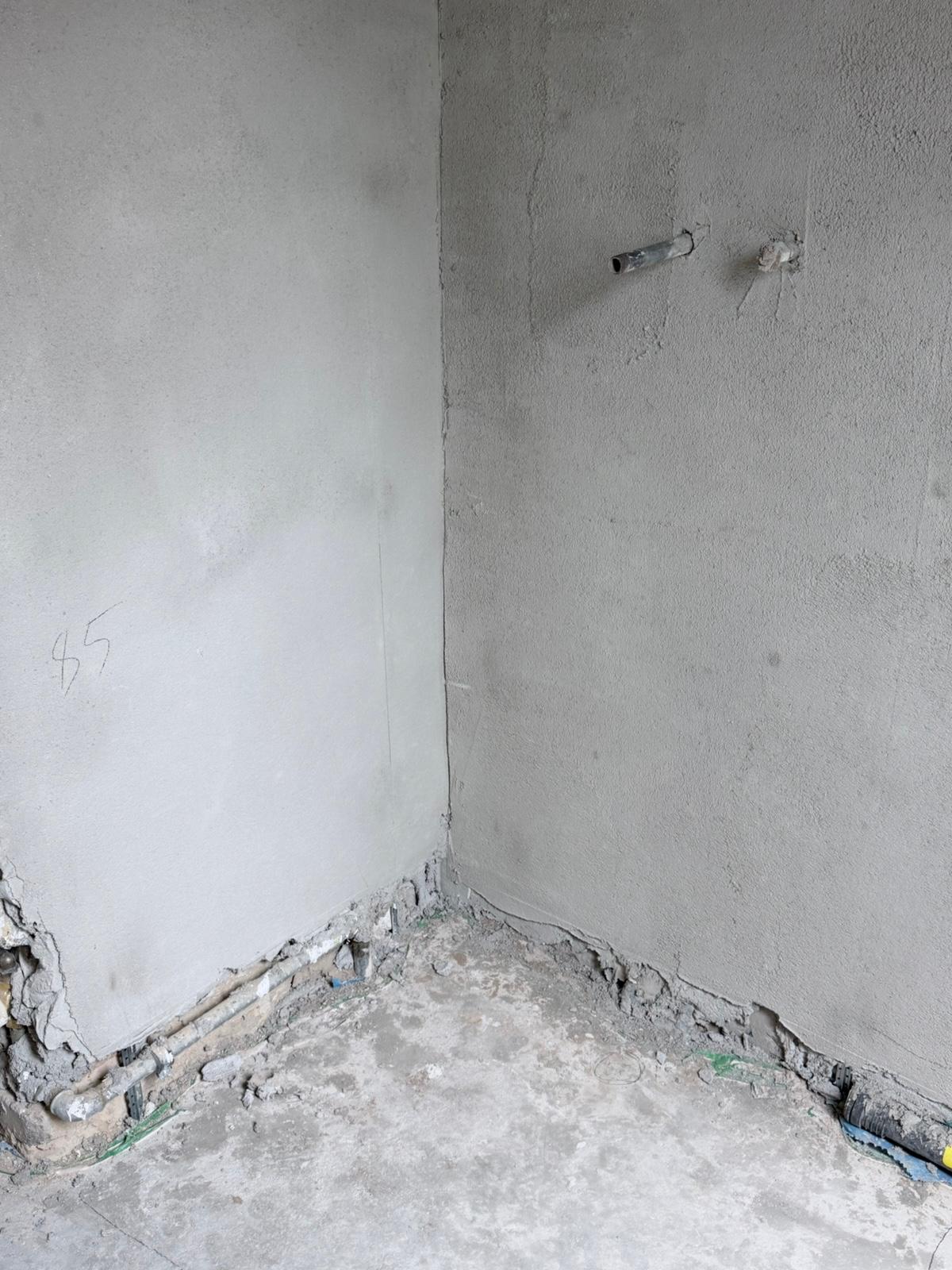 Badezimmer-Rohbau
